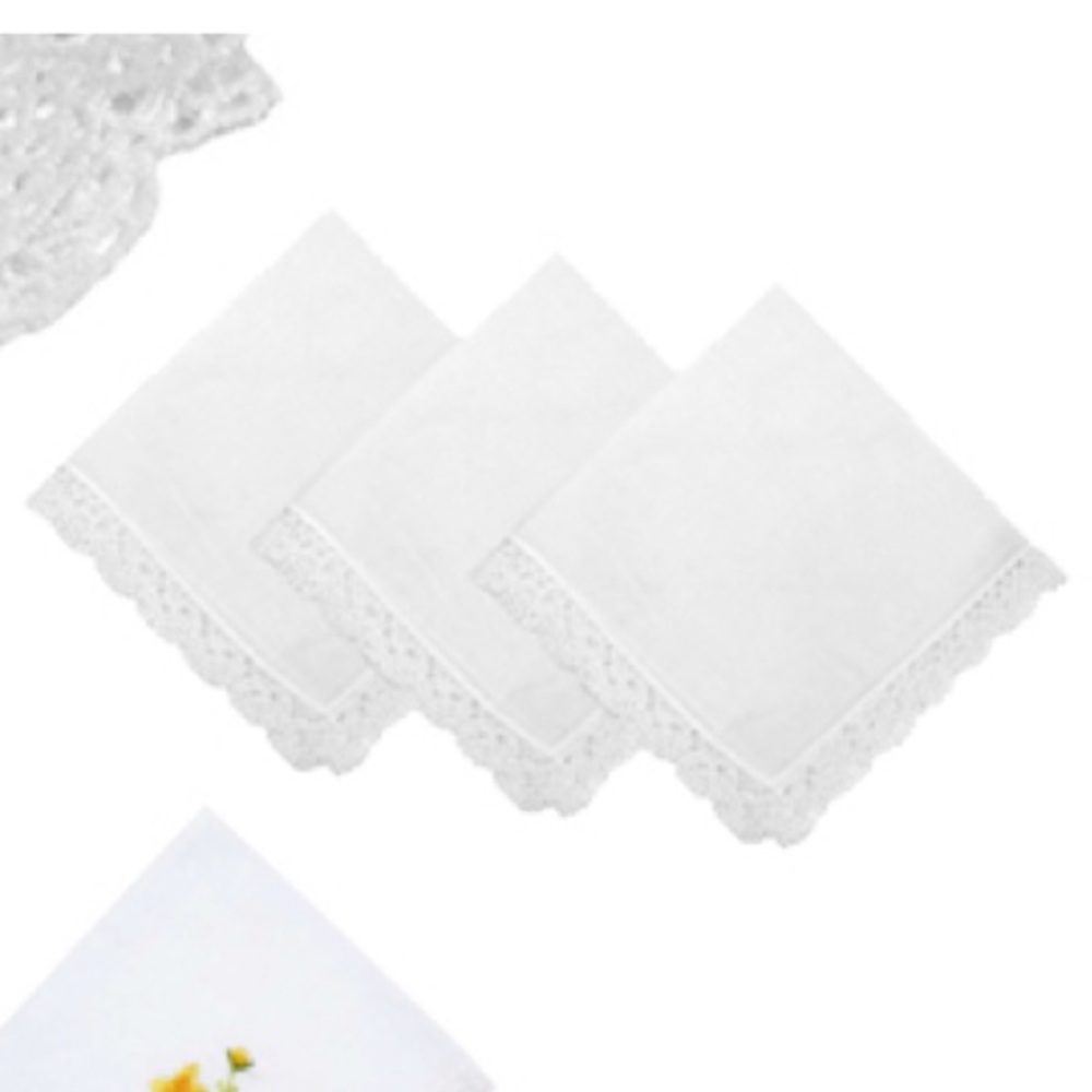 Cotton crochet ladies handkerchief